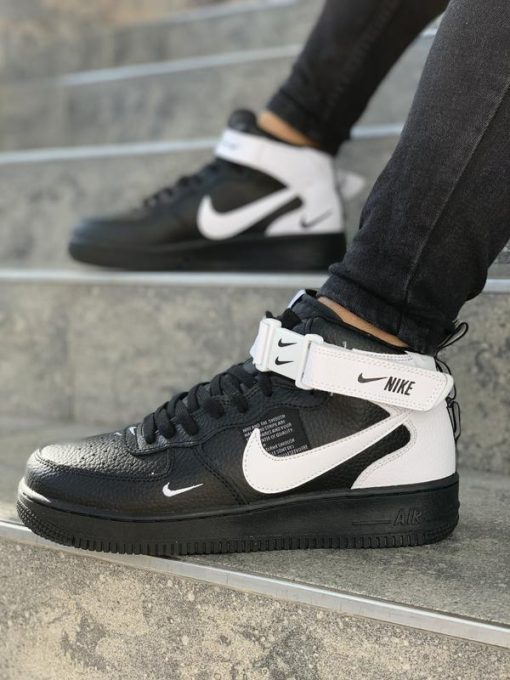 Nike Air Force 1 Mid Utility Black Grey