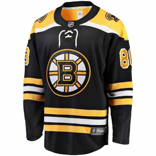 Boston Bruins David Pastrnak Fanatics Black Home Breakaway Jersey