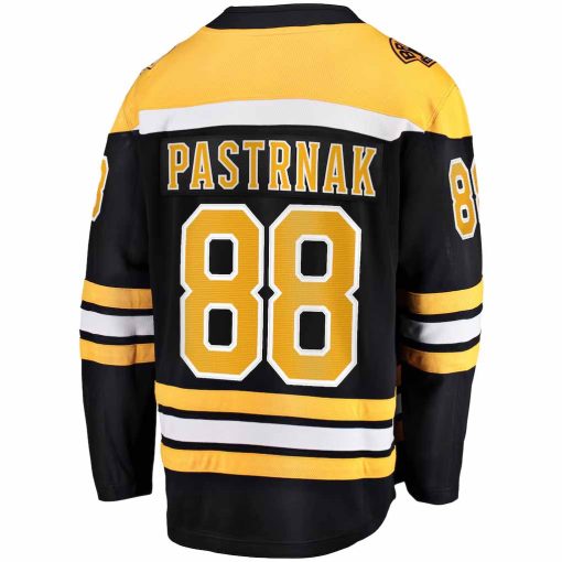Boston Bruins David Pastrnak Fanatics Black Home Breakaway Jersey