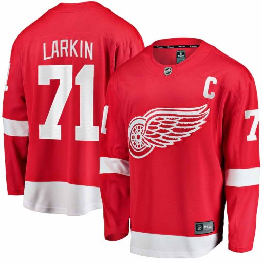 Detroit Red Wings Dylan Larkin Fanatics Branded Red Captain Home Breakaway Jersey